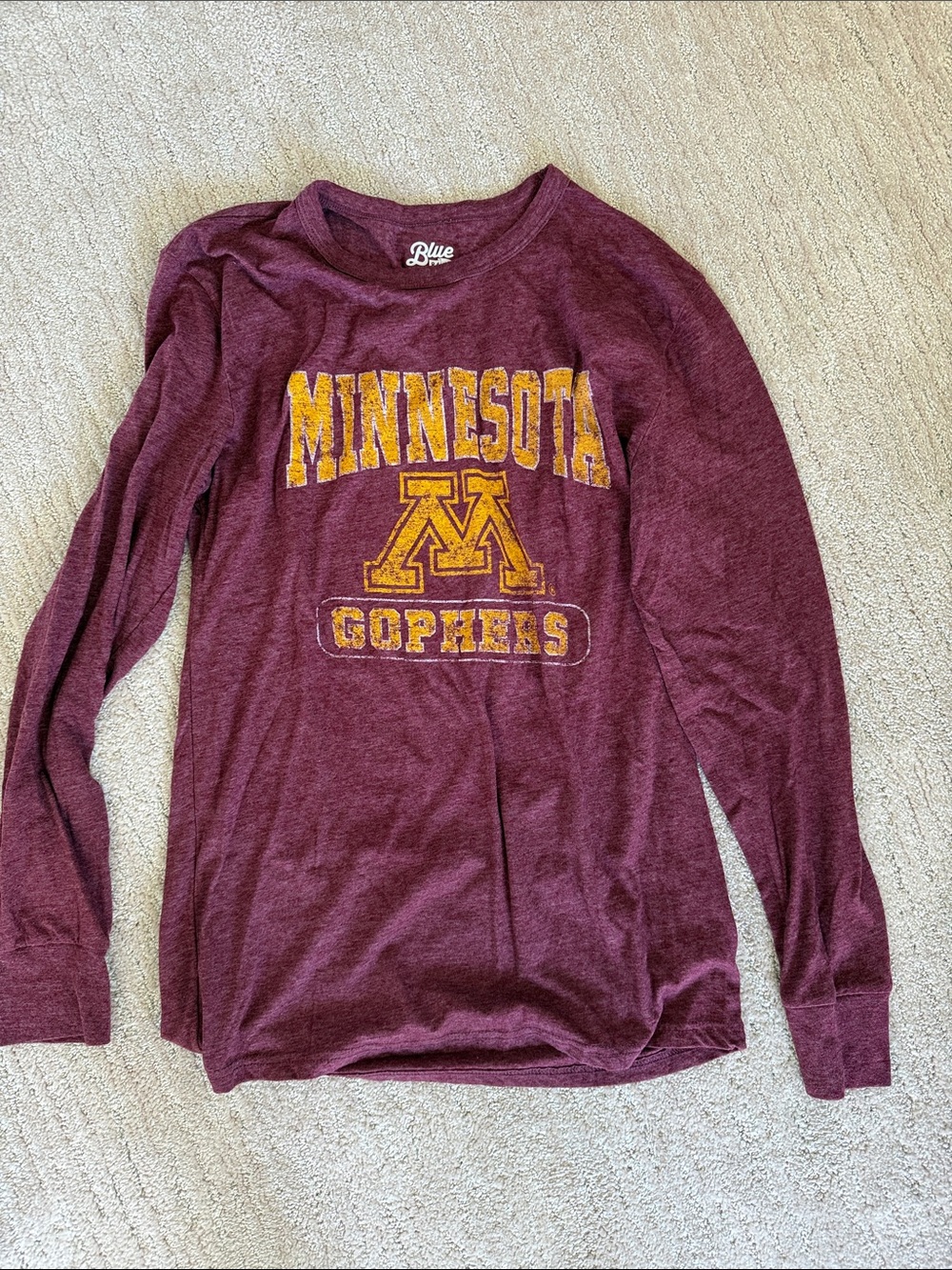 Minnesota Gophers Maroon Long-Sleeve Tee